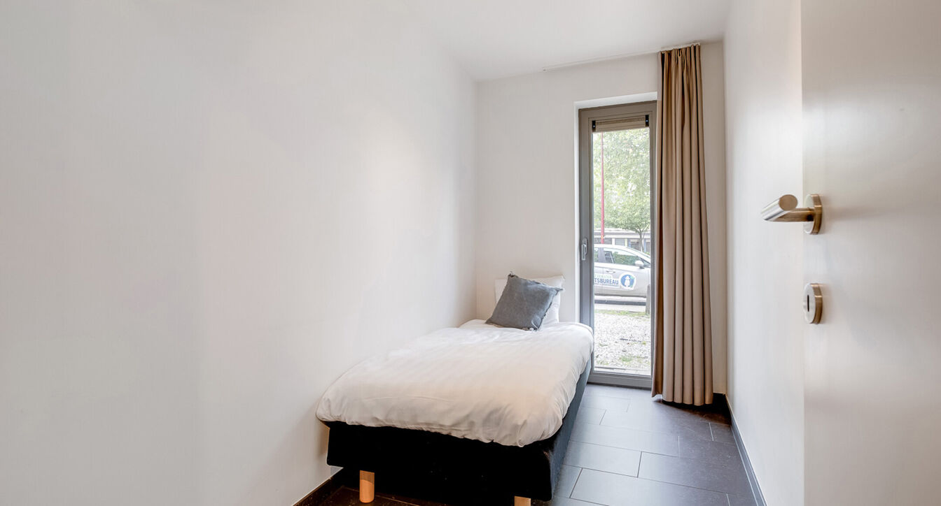 Gelijkvloerse verd. + tuin te huur in Geel